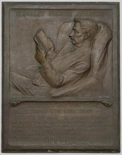 Gedenktafel für den verstorbenen E. F. Andrews von Richard Edwin Brooks