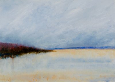 Neblige Küstenhorizont von Richard Gombar