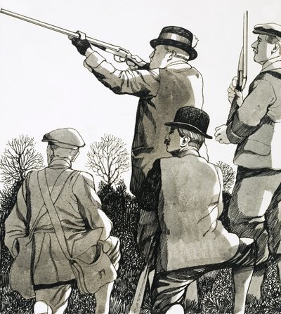 Als Prinz von Wales verbrachte König Edward viel Zeit mit Jagen und Schießen von Richard Hook