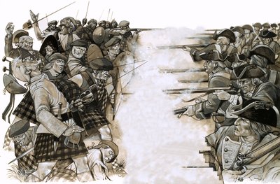 Die Schlacht von Culloden von Richard Hook
