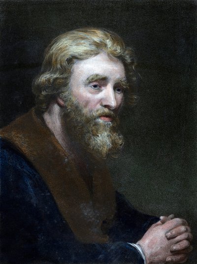Porträt eines bärtigen Mannes von Richard James Lane
