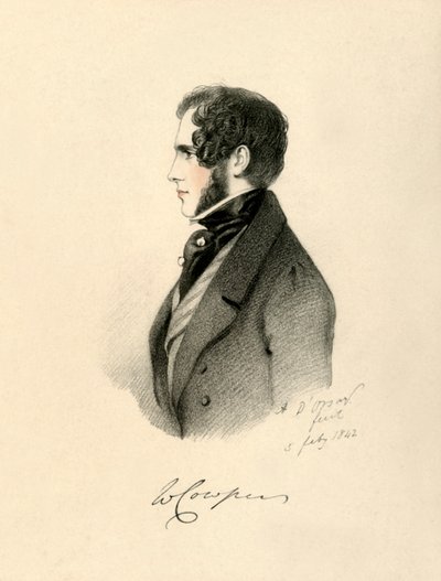 William Cowper, 1842 von Richard James Lane