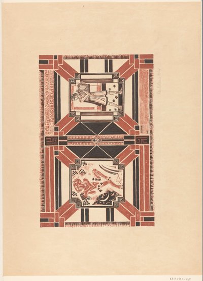 Umschlagentwurf für: Programm des Concertgebouw Amsterdam von Richard Nicolaüs Roland Holst (signed by artist)