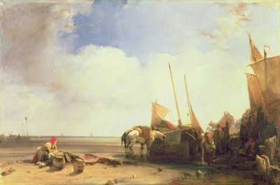 Küstenszene in der Picardie, ca. 1826 von Richard Parkes Bonington