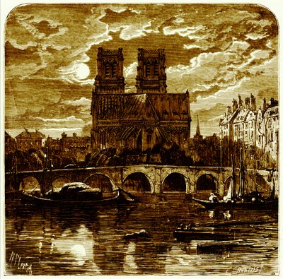 Kathedrale von Notre Dame, Illustration aus 
