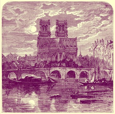 Kathedrale von Notre Dame, Illustration aus 