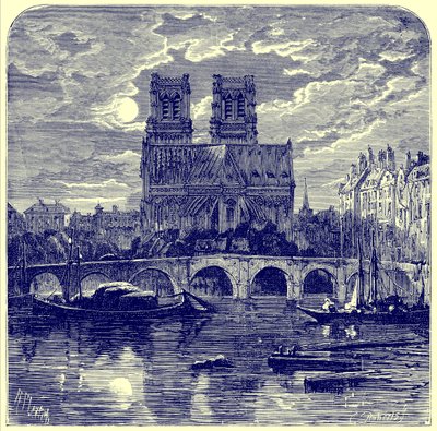 Kathedrale Notre Dame, Illustration aus 