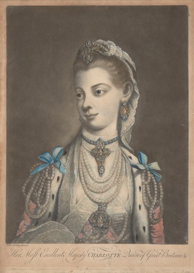 Königin Charlotte, ca. 1762 von Richard Purcell