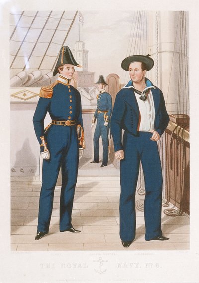 Uniformen der Royal Navy Nr. 6: Schreiber, Zweiter Offizier und A.B. Seemann von Richard Ubsdell