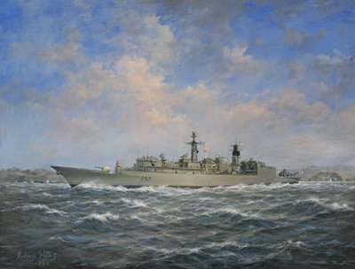 H.M.S. Chatham Typ 22 (Batch 3) Fregatte, 1996 von Richard Willis