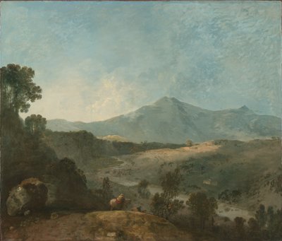 Cader Idris, mit dem Mawddach-Fluss, ca. 1774 von Richard Wilson