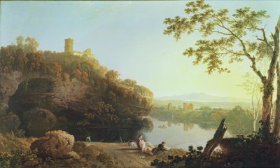 Klassische Landschaft: Blick auf den Arno von Richard Wilson