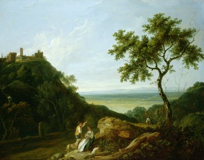 Ansicht von Tivoli mit der Campagna in der Ferne von Richard Wilson