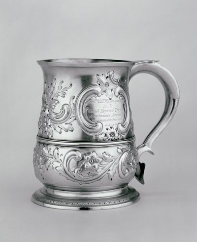 Becher mit Henkel, 1740-41, graviert ca. 1845 von Richard and Cooke, Thomas Gurney