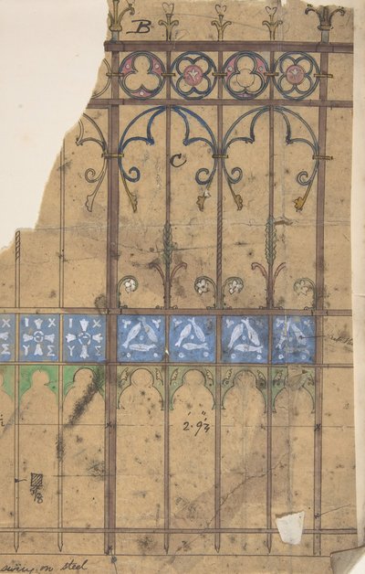 Entwurf für ein Kirchentor von Richardson Ellson and Co