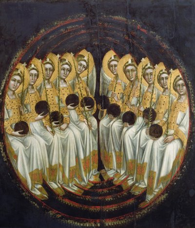 Sitzende Engel mit Kugeln in den Händen (c.1348-54) von Ridolfo di Arpo Guariento