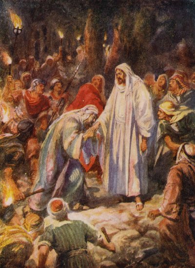 Jesus Christus wird von Judas verraten von Robert Ambrose (after) Dudley