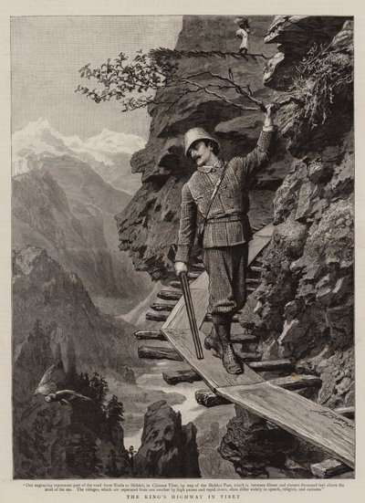 Die Königsstraße in Tibet von Robert Barnes