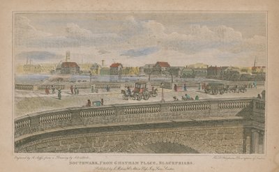 Southwark, von Chatham Place, Blackfriars von Robert Blemell Schnebbelie