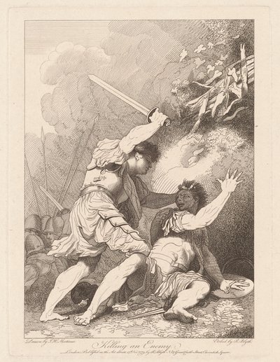 Einen Feind töten von Robert Blyth, after John Hamilton Mortimer