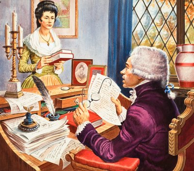 Robespierre und Eleanore Duplay von Robert Brook