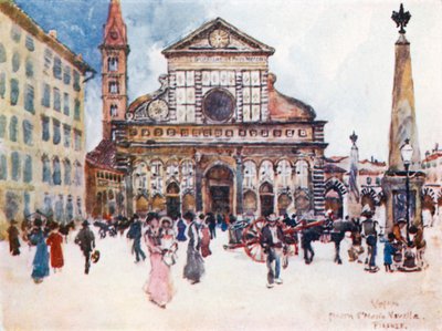 Piazza Santa Maria Novella von Robert Charles Goff