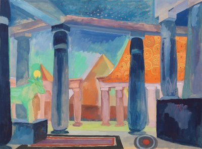 Bühnenbild für Cleopatra, ca. 1918 von Robert Delaunay