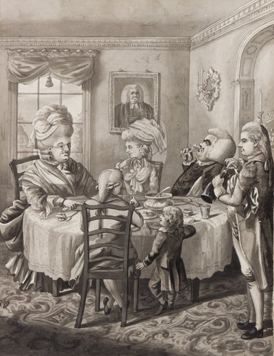 Ein Meisterpfarrer mit gutem Einkommen, 1782 von Robert Dighton