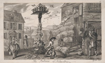 Der Ertrag der Industrie von Robert Dighton