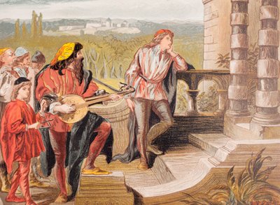 Illustration für Die zwei Herren aus Verona von William Shakespeare von Robert Dudley