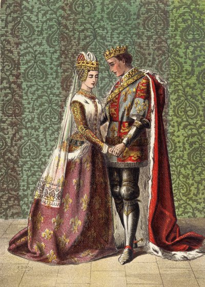Kath. Dat ist, wie es meinem Vater, dem König, gefallen wird (Chromolitho) von Robert Dudley