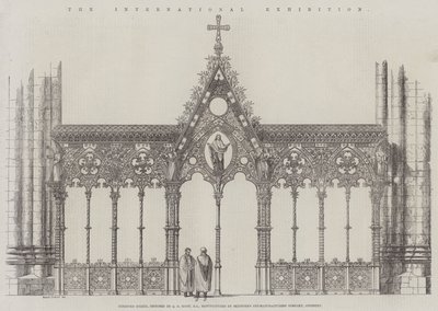 Die Internationale Ausstellung (Gravur) von Robert Dudley