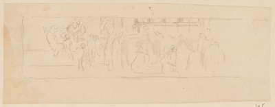 Studie für eine Prozession, „Weinfest“, Mendelssohn Glee Club, New York, NY von Robert Frederick Blum
