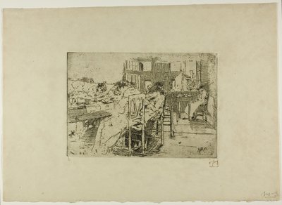 Ohne Titel (Mädchen sagen Gnade) von Robert Frederick Blum
