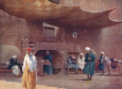 Ein arabisches Café, Kairo, um 1880, 1904 von Robert George Talbot Kelly
