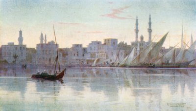 Früher Morgen in Damietta von Robert George Talbot Kelly