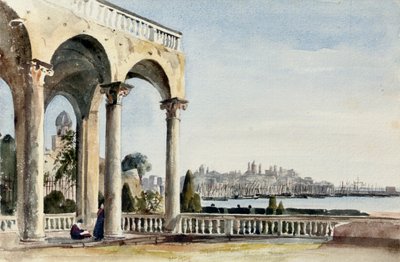 Die Villa Doria in Genua, 1829 von Robert Henry Cheney