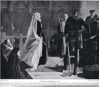 Das Ende, Fotheringay, 1587, Illustration aus 