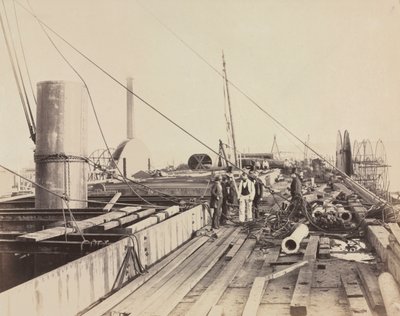 Deckszene der Great Eastern von Robert Howlett
