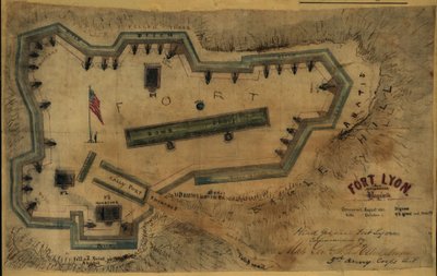 Fort Lyon, nahe Alexandria, Virginia von Robert Knox Sneden