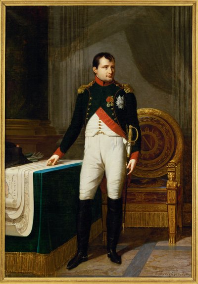 Kaiser Napoleon I als Oberst der Jäger zu Pferd der Garde von Robert Lefevre