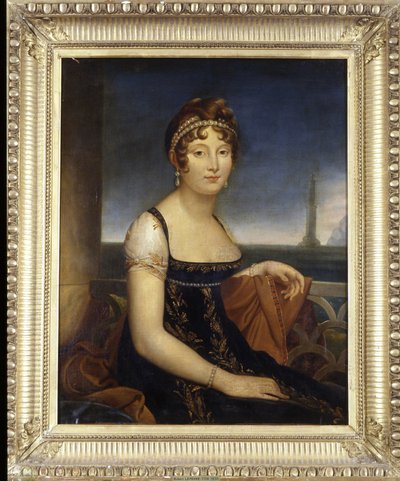Marie-Paulette genannt Pauline Bonaparte, Prinzessin Borghese (Schwester von Napoleon I) - von Robert Lefevre (1756-1830) von Robert Lefevre