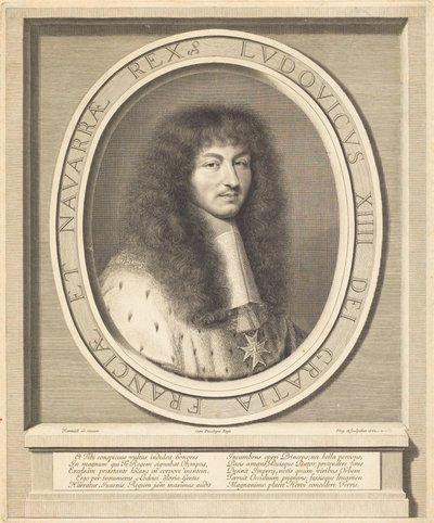 Ludwig XIV. von Robert Nanteuil