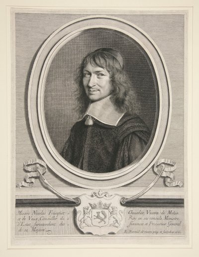 Nicolas Fouquet, Vicomte von Melun und von Vaux von Robert Nanteuil