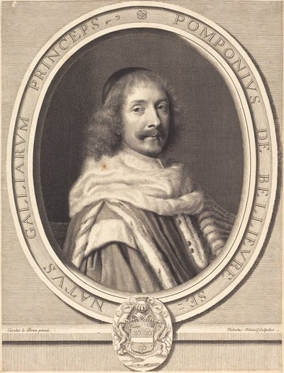Pompone II de Bellievre von Robert Nanteuil after Charles Le Brun