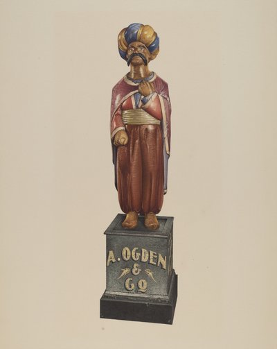 Zigarrenladenfigur von Robert Pohle