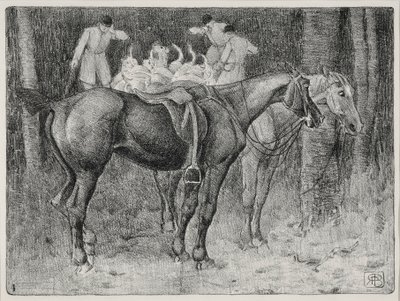 Jagdszene von Robert Polhill Bevan