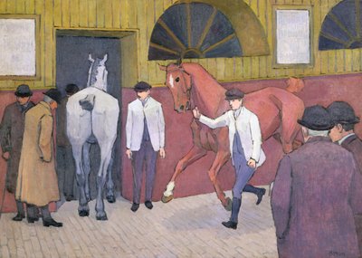 Der Pferdemarkt von Robert Polhill Bevan