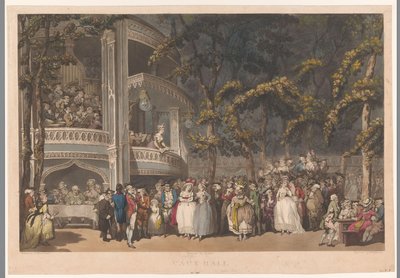 Vauxhall Gardens in London von Robert Pollard (I)