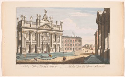 Ansicht der Kirche St. Johann von Lateran in Rom von Robert Sayer